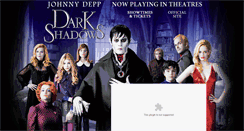 Desktop Screenshot of darkshadowsmovie.warnerbroscanada.com