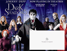 Tablet Screenshot of darkshadowsmovie.warnerbroscanada.com