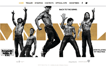 Tablet Screenshot of magicmikemovie.warnerbroscanada.com