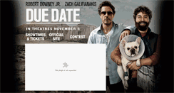 Desktop Screenshot of duedatemovie.warnerbroscanada.com