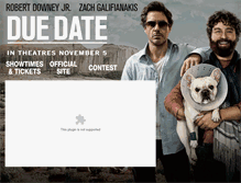Tablet Screenshot of duedatemovie.warnerbroscanada.com